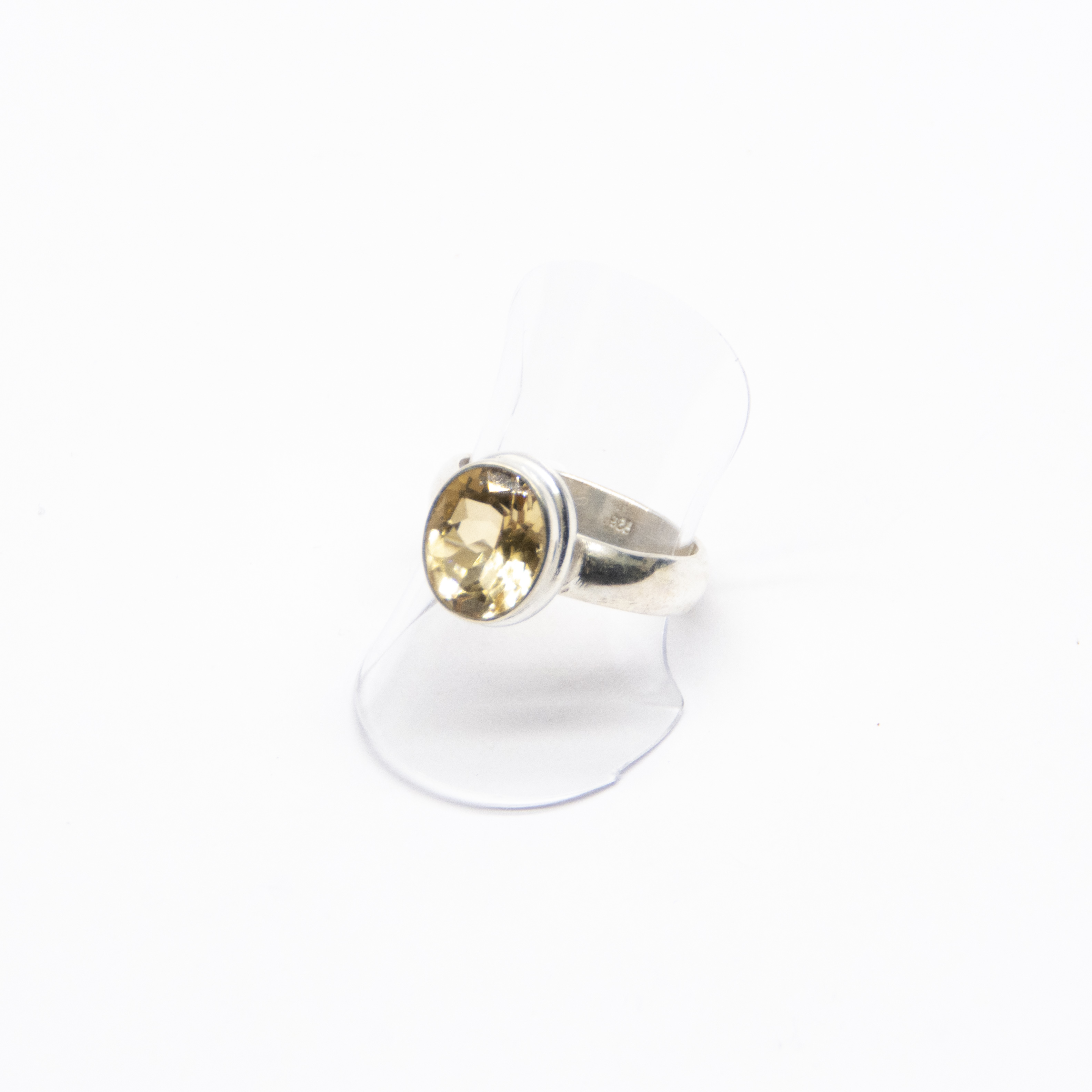 Anillo ajustable citrino