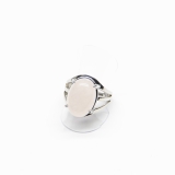 Anillo ajustable cuarzo rosa