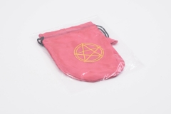 Bolsa de tarot tetraganmatron rosa