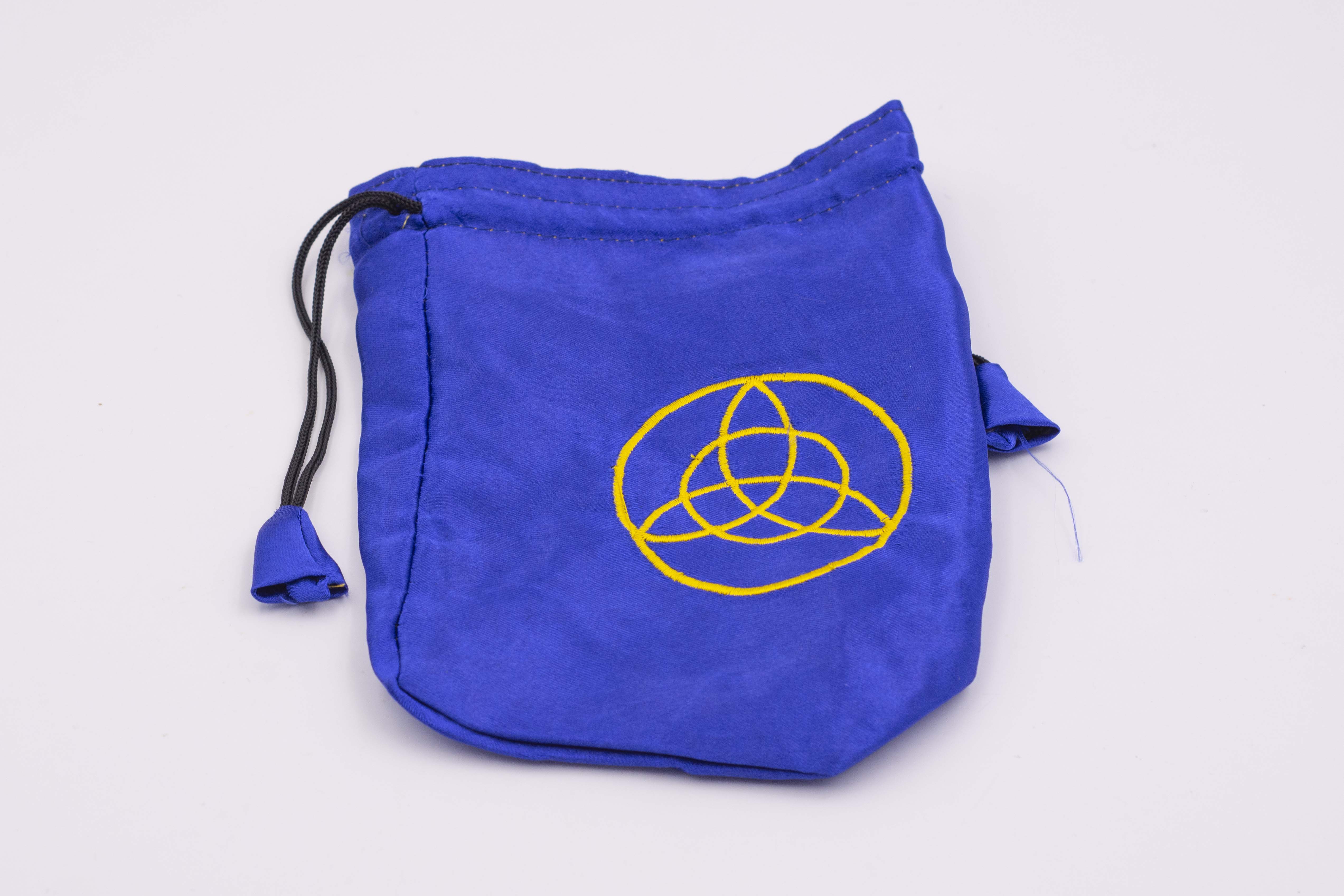 Bolsa de tarot triqueta azul