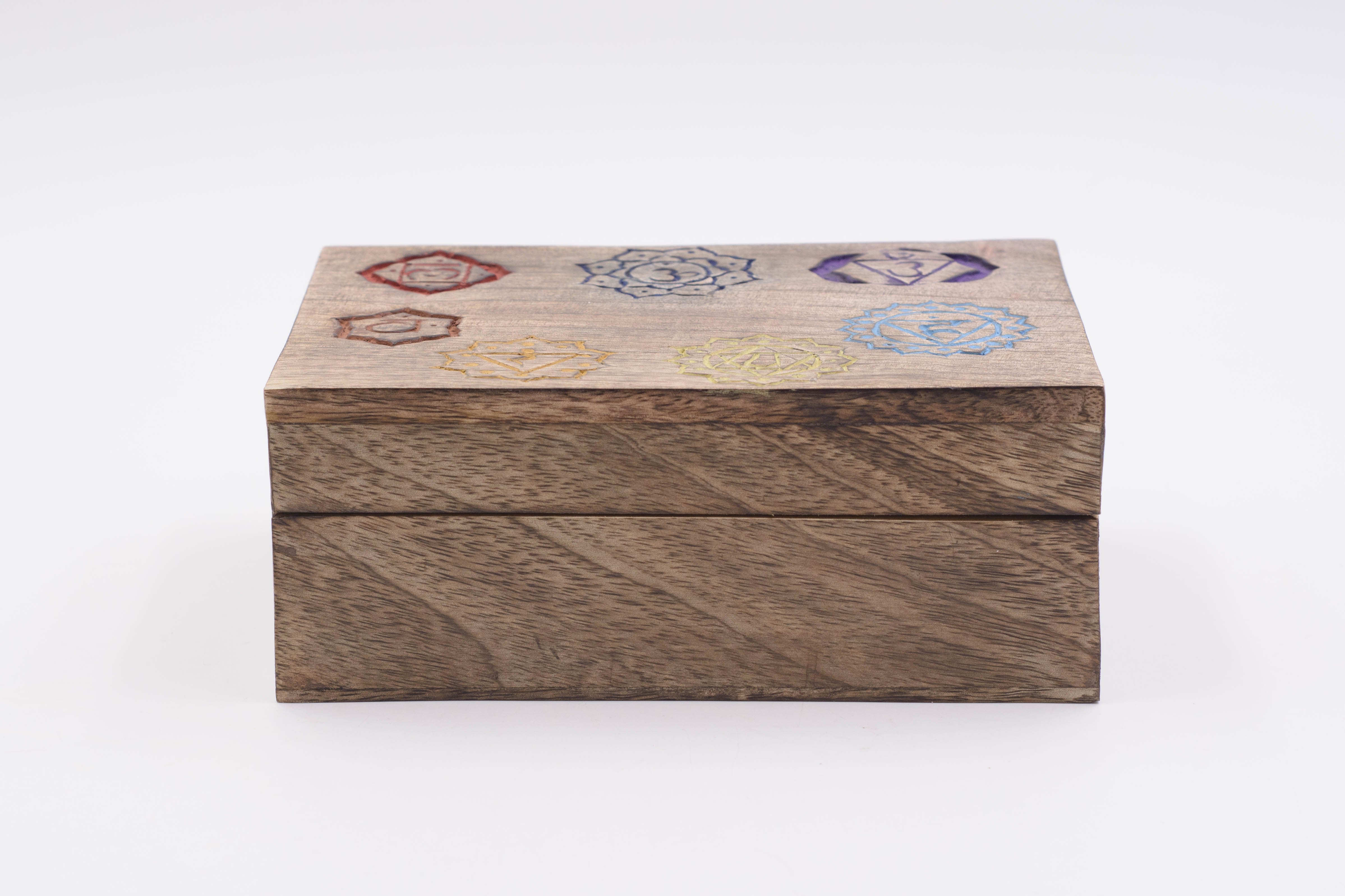 Caja de madera 7 chakras