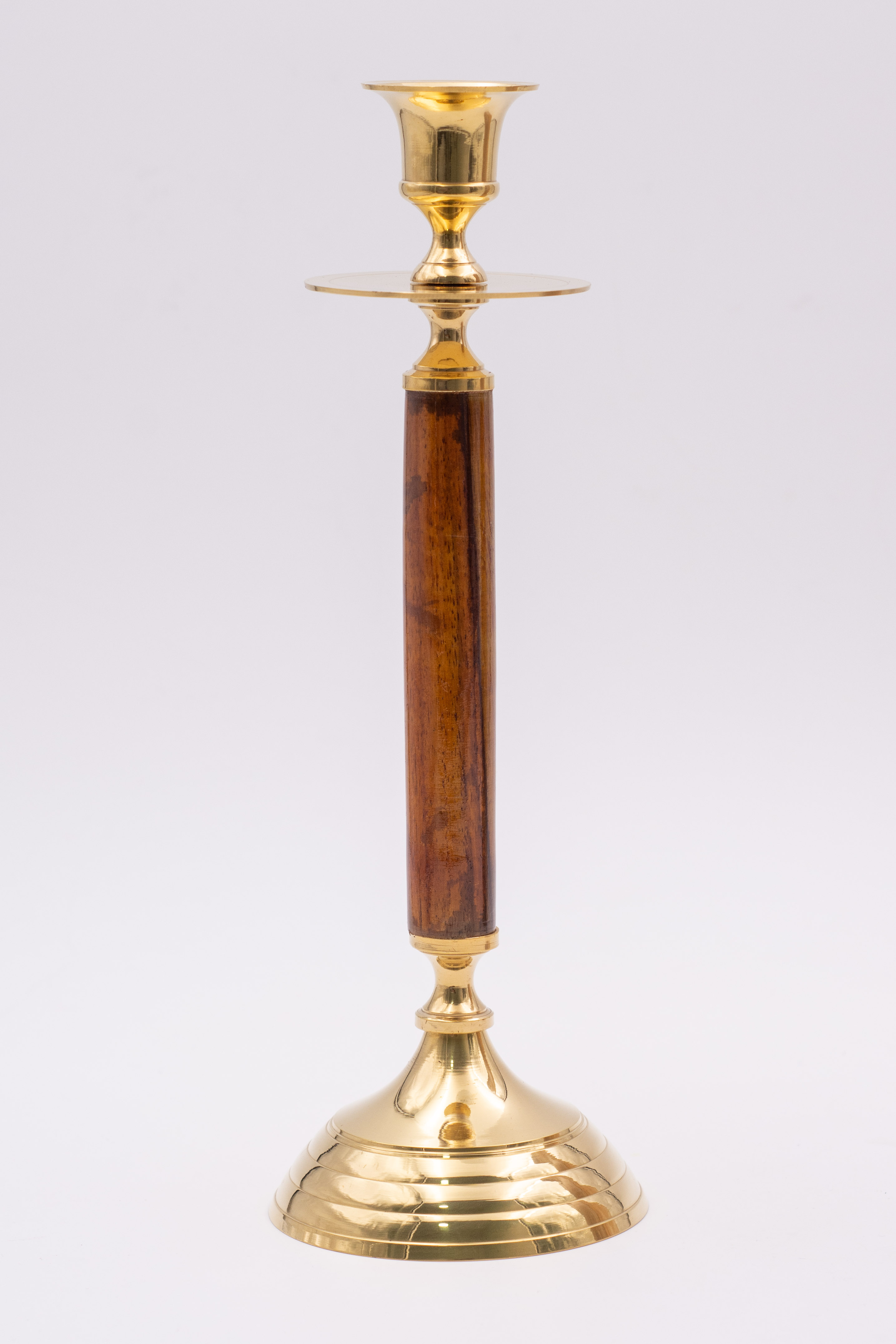 Candelabro Madera y Bonce