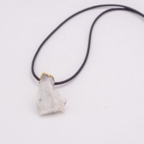 Colgante drusa de cuarzo