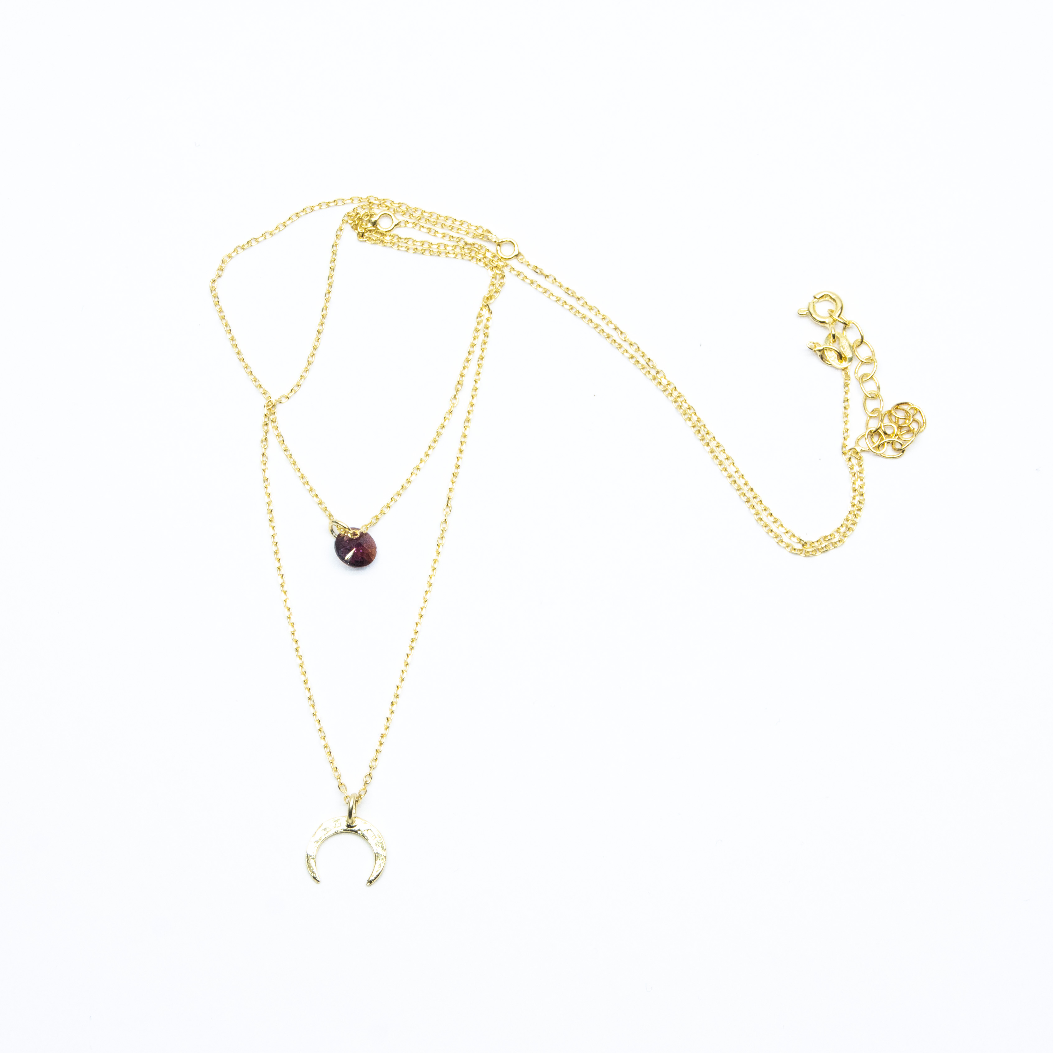 Colgante Luna amatista 