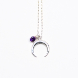 Colgante Luna amatista