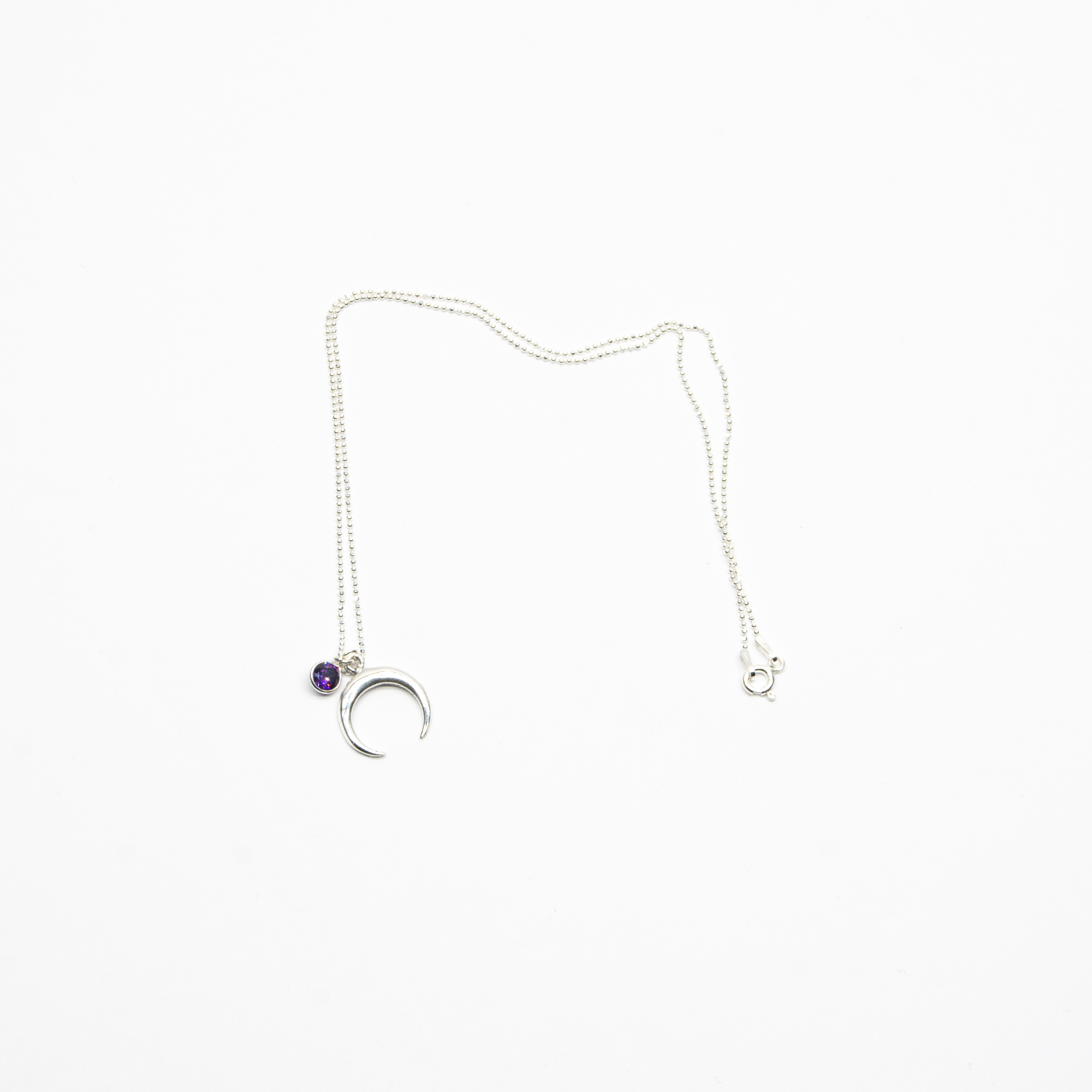 Colgante Luna amatista