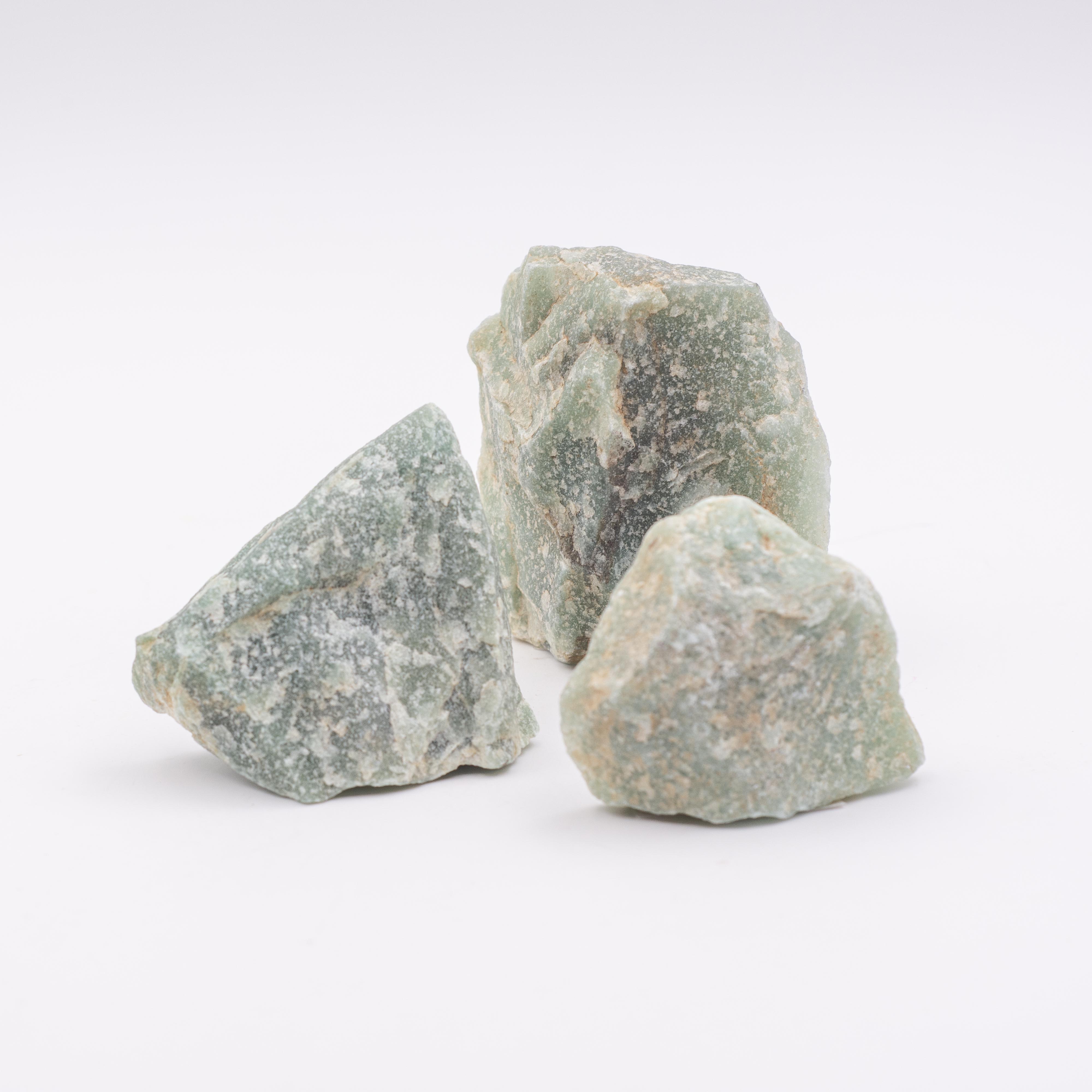 Cuarzo verde en bruto