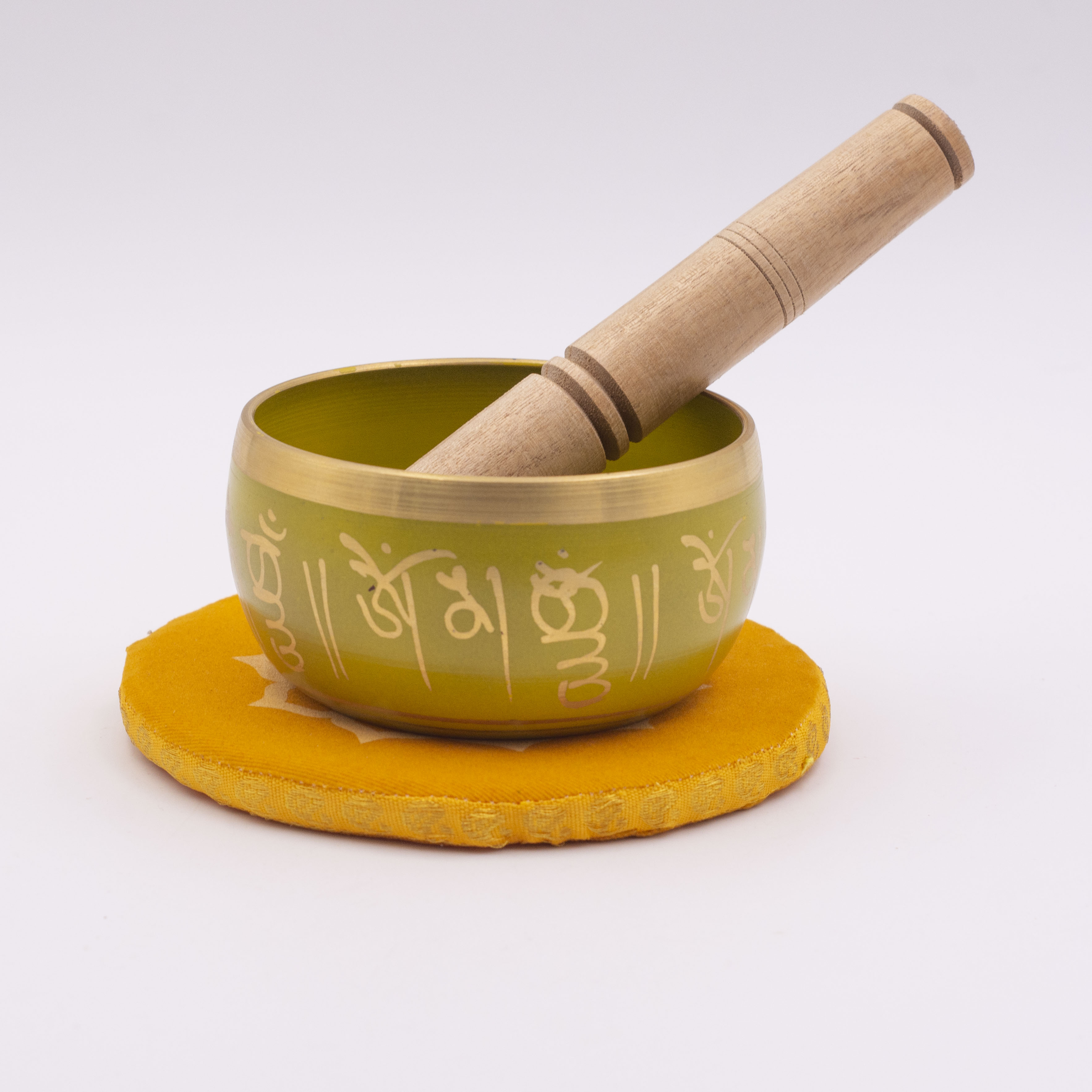 Cuenco tibetano amarillo