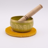 Cuenco tibetano amarillo
