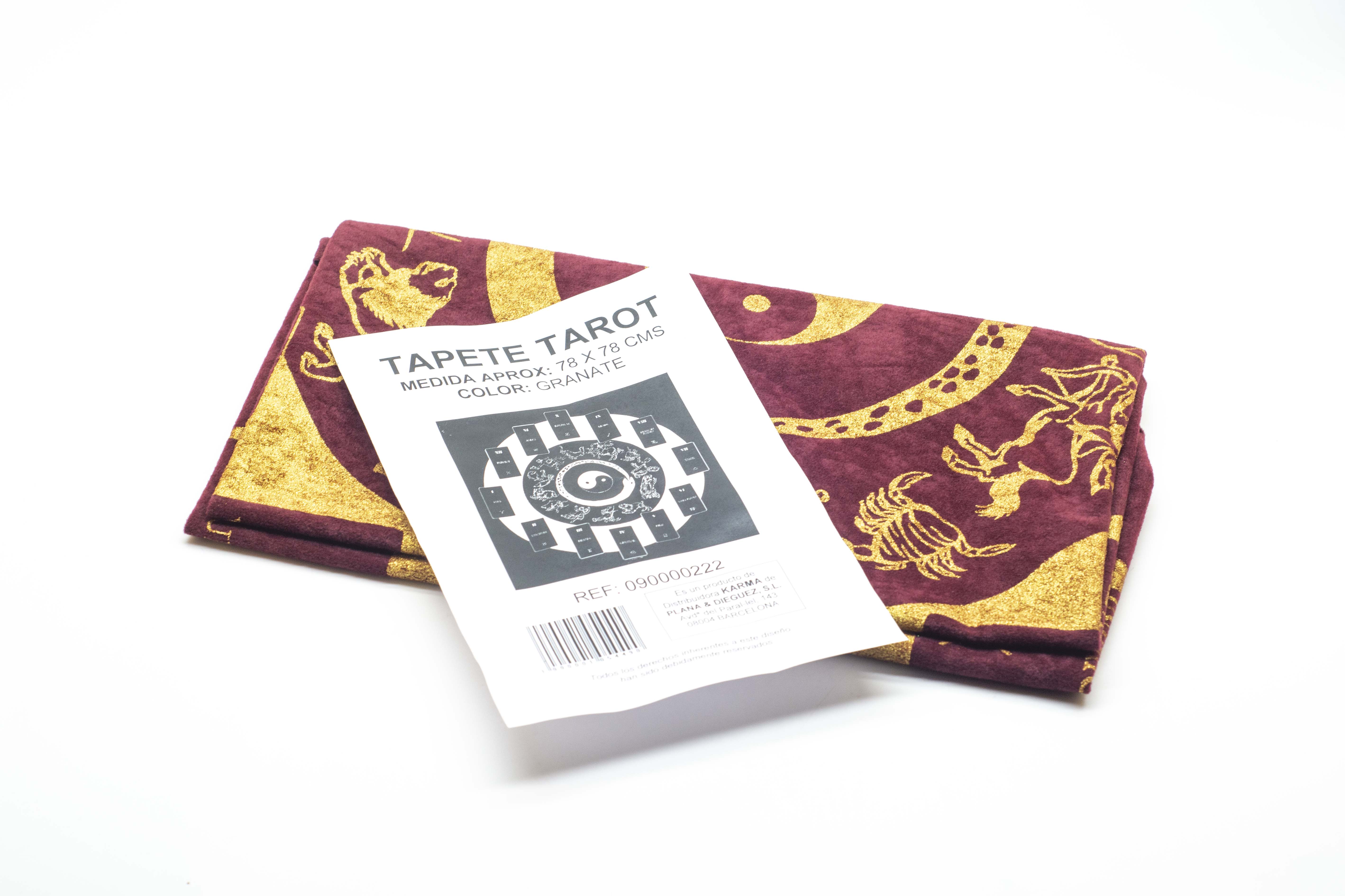 Tapete tarot granate