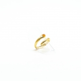 Anillo serpiente carneola 