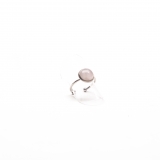 Anillo ajustable cuarzo rosa 