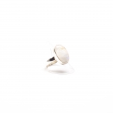 Anillo ajustable piedra luna 
