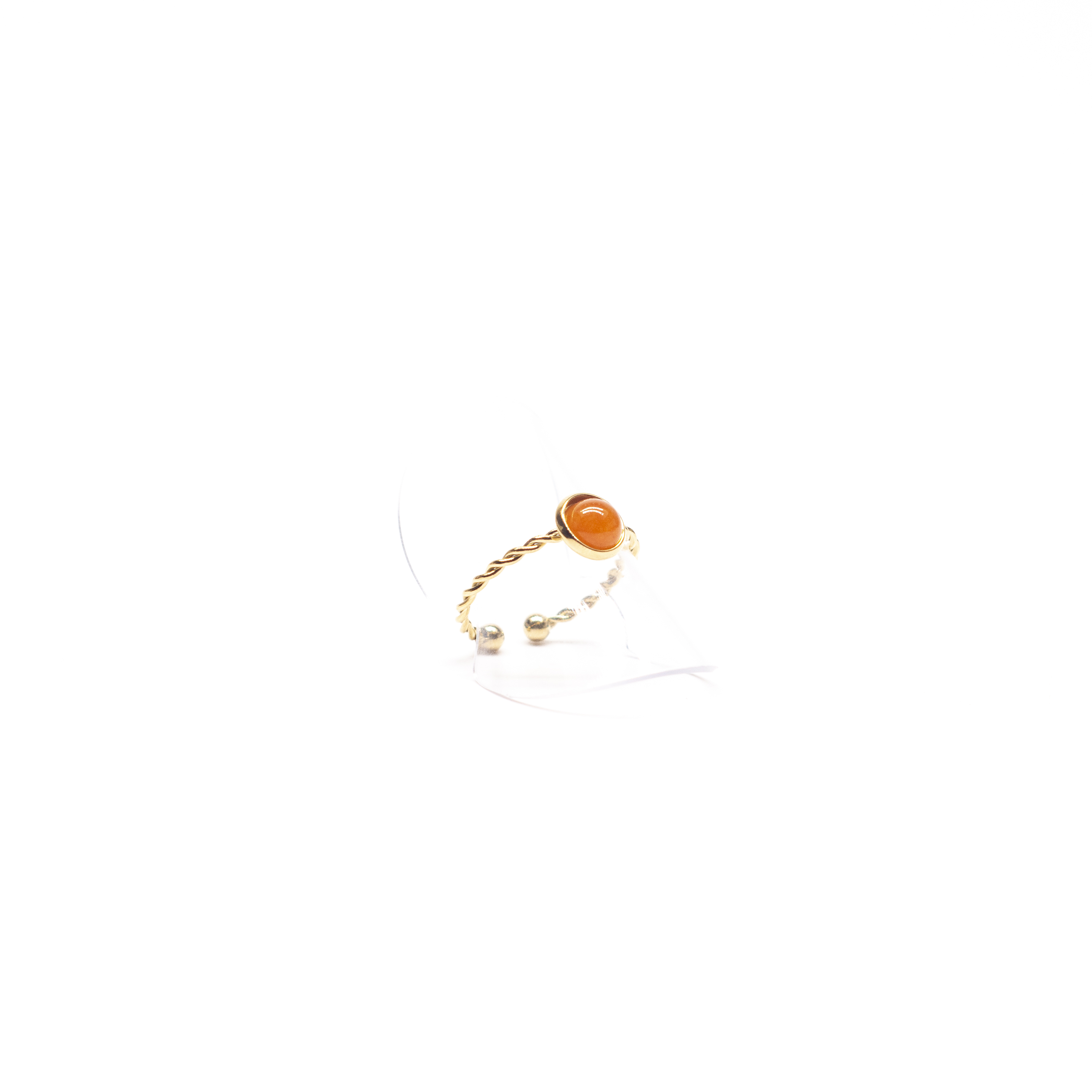Anillo ajustable carneola 