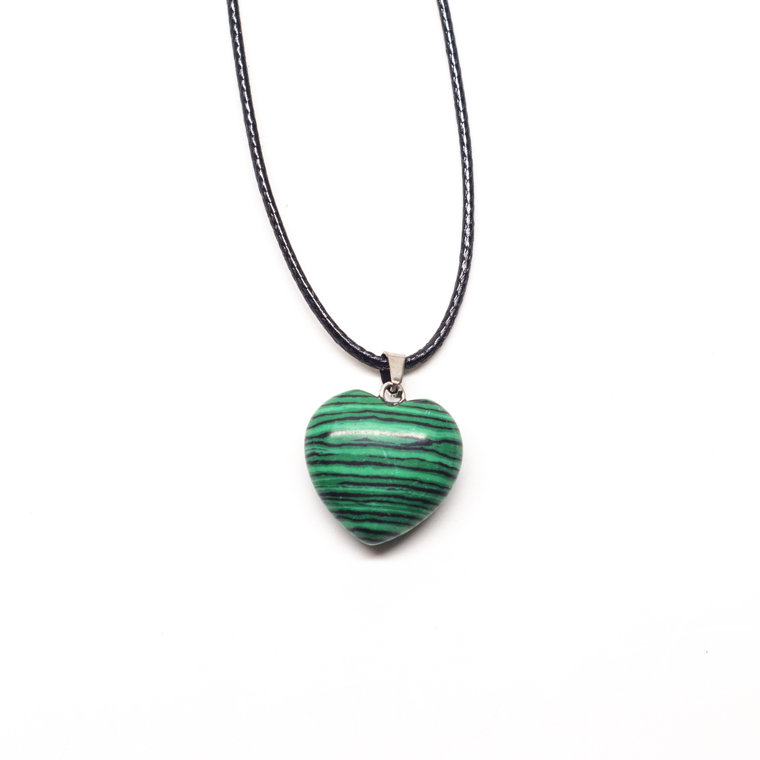 Colgante corazón malaquita 