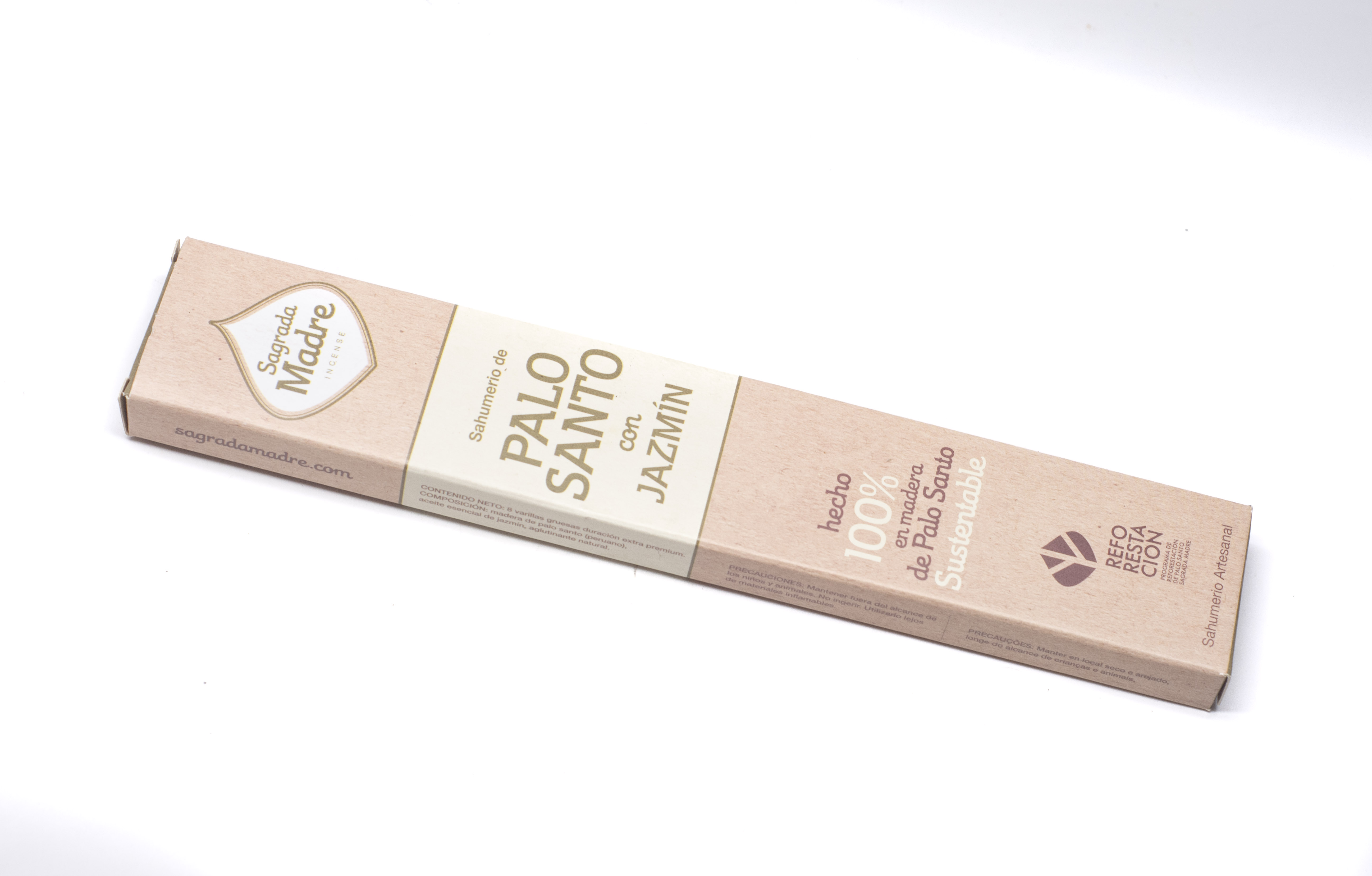 Sahumerio palo santo y jazmín 