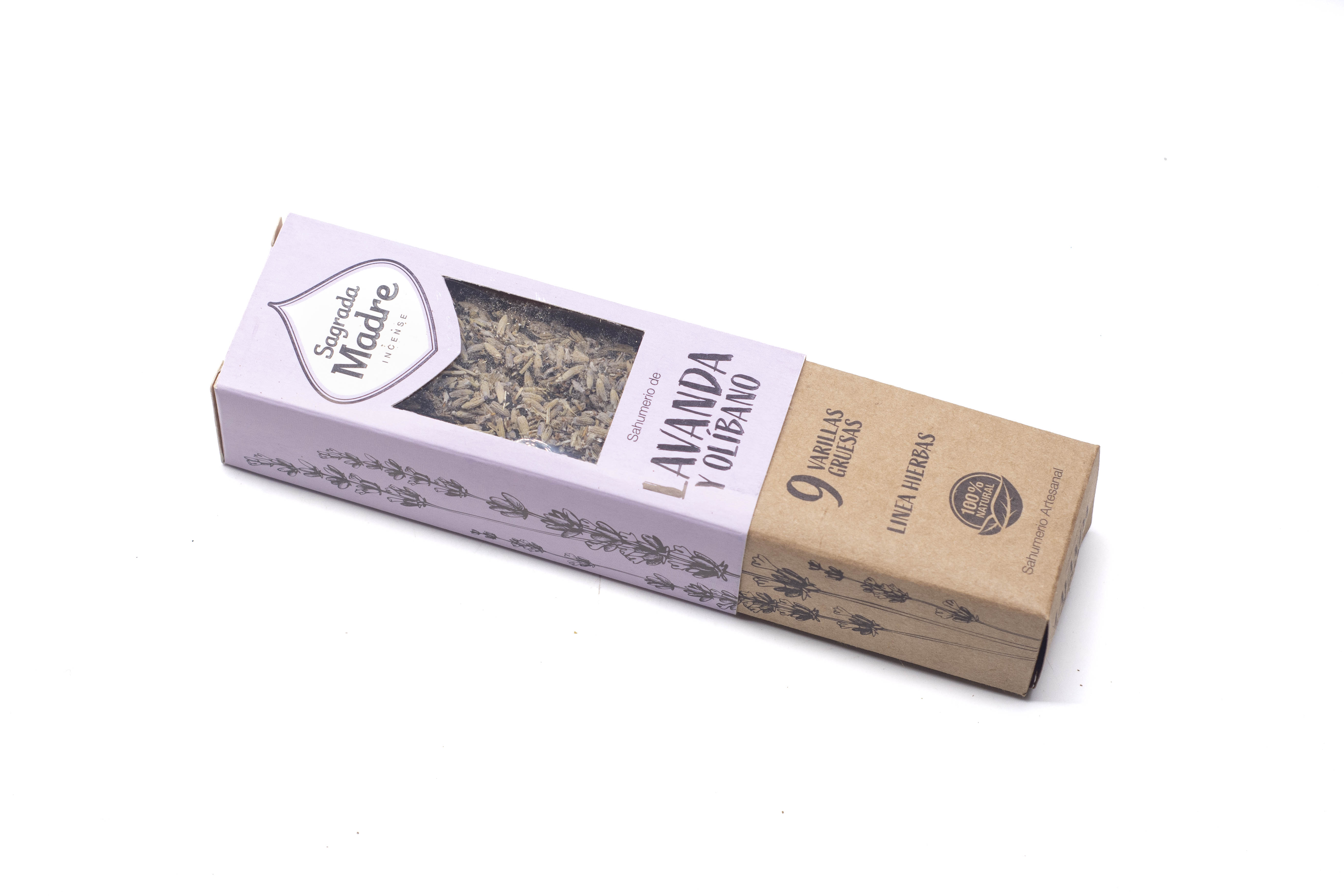 Sahumerio de lavanda y olíbano