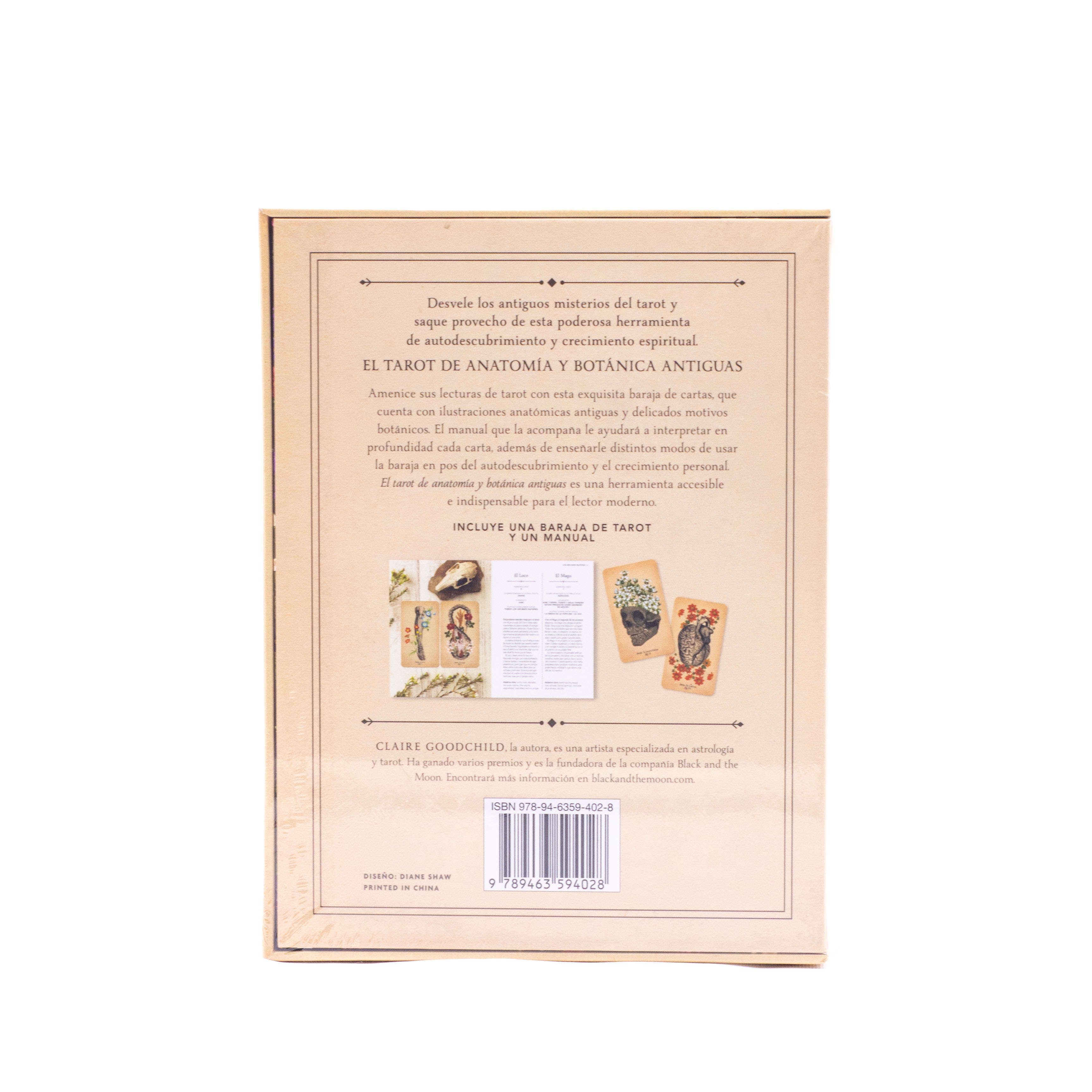 El tarot de anatomía y botánica antiguas