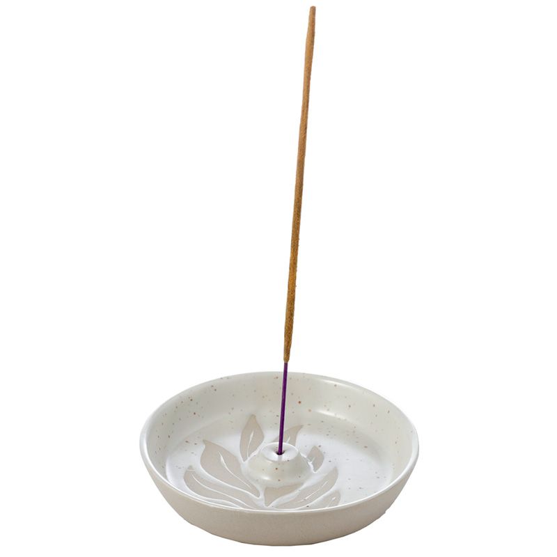 Incensario plato relieve