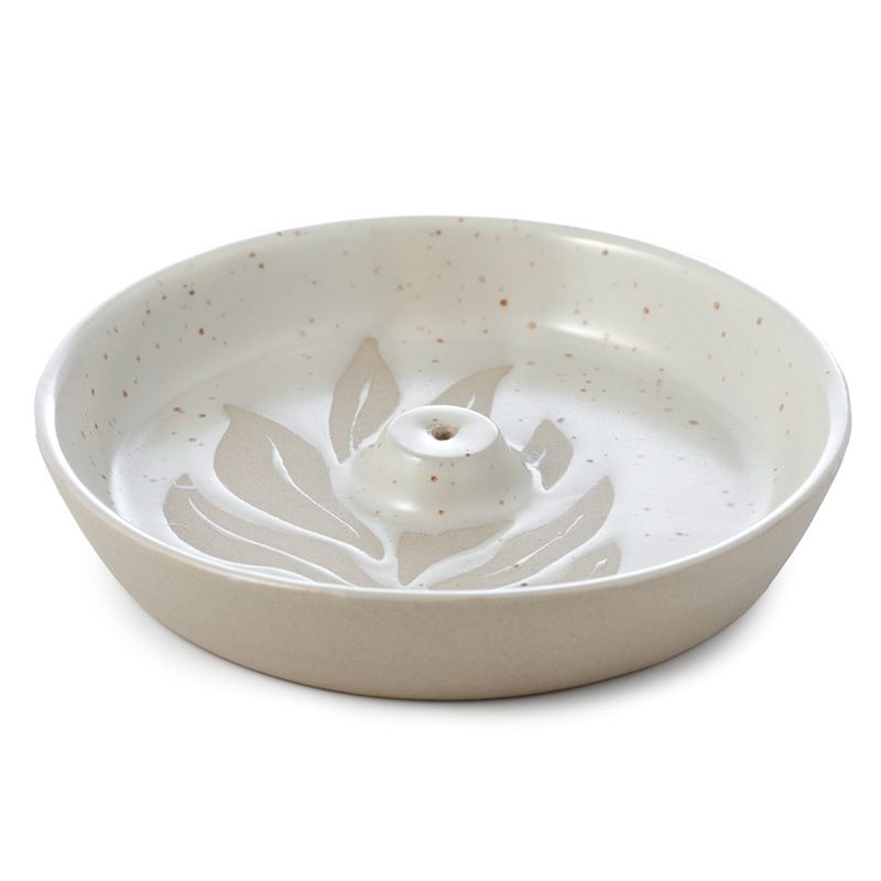 Incensario plato relieve