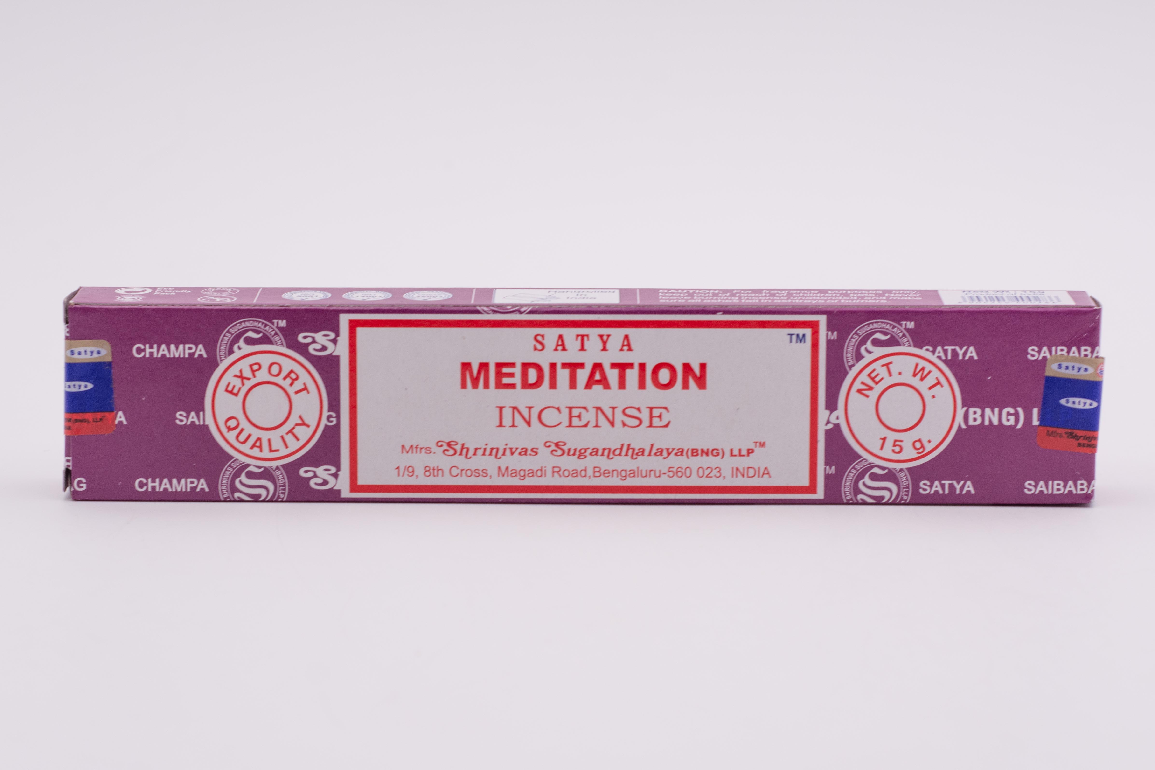 Incienso meditación