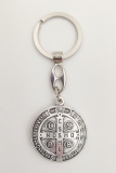 Llavero de San Benito doble cara
