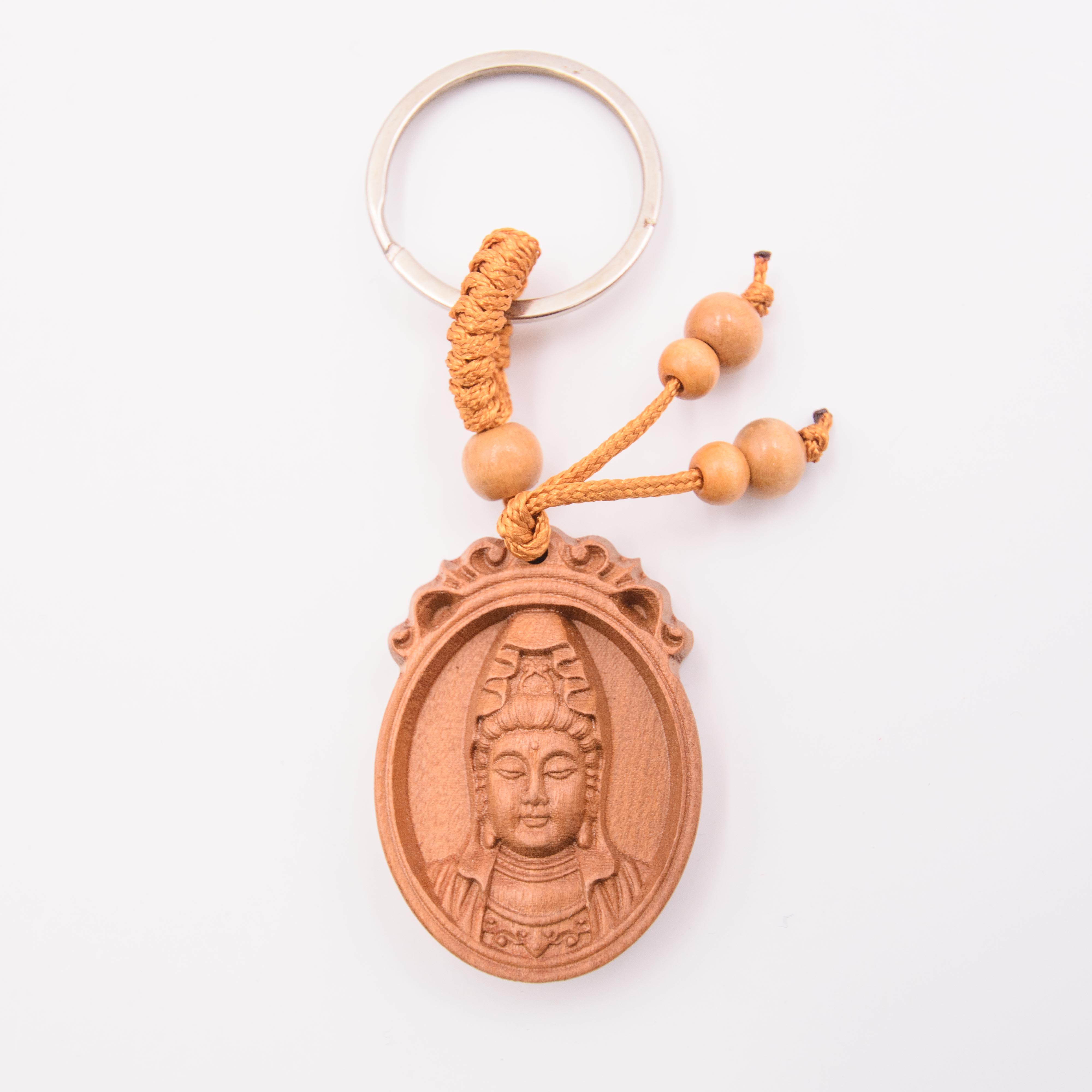 Llavero feng shui cabeza buda