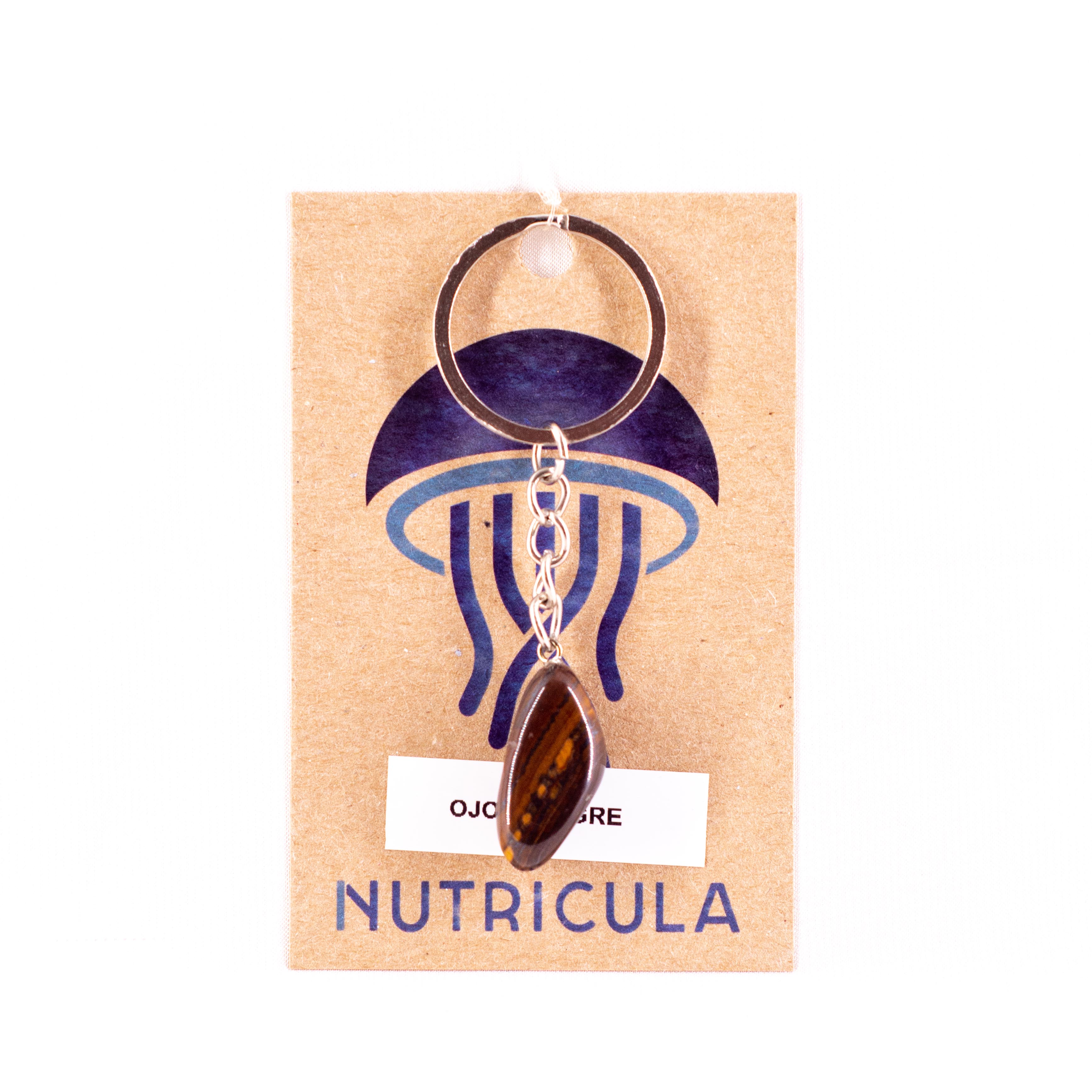 Llavero ojo de tigre