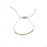 Pulsera ojo de tigre macrame