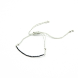 Pulsera turmalina macrame