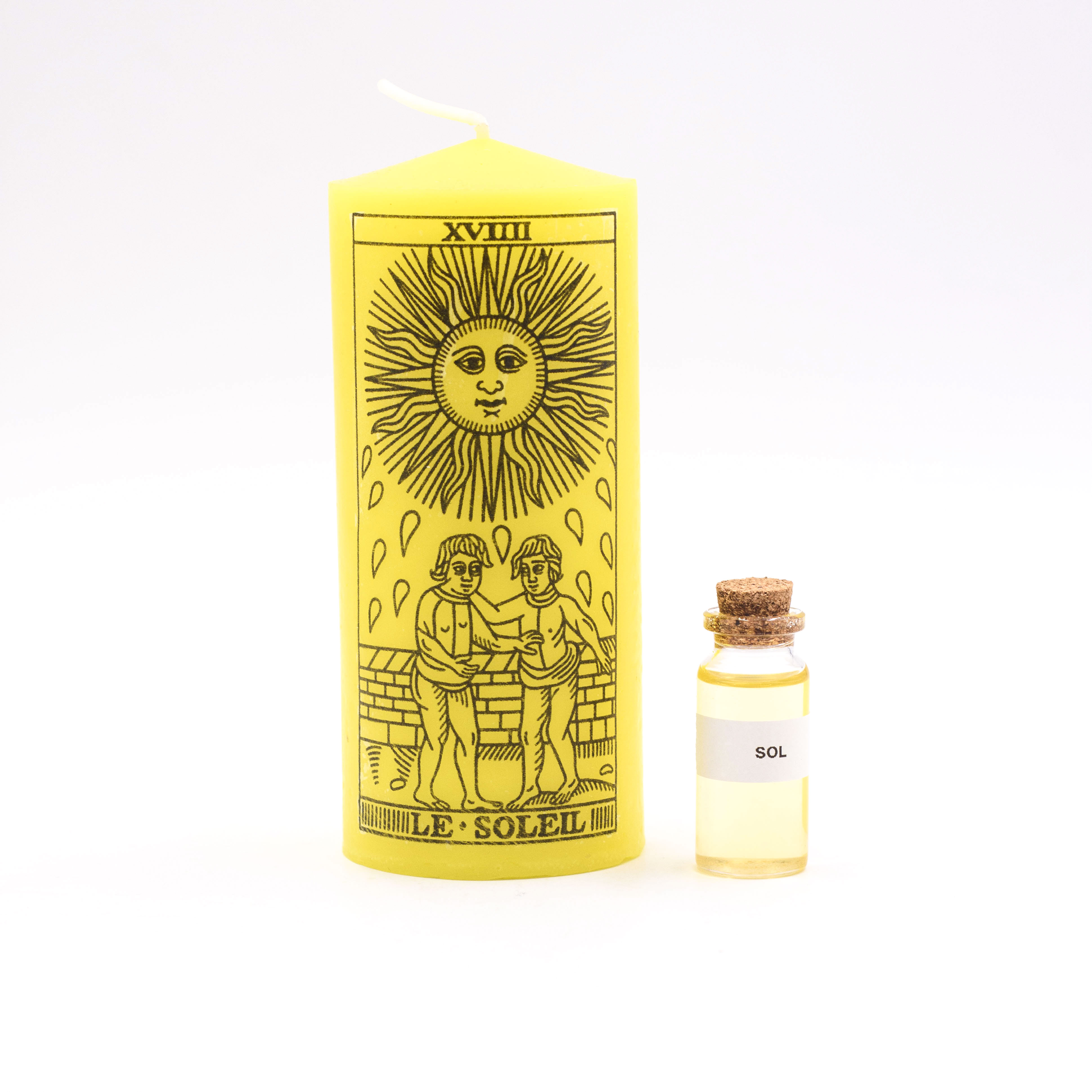 Ritual Arcanos Mayores del Tarot - El Sol XVIIII Anverso