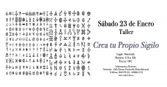 Taller Crea tu Propio Sigilo