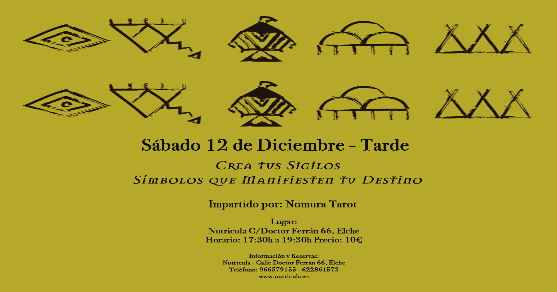 Taller Crea tus sigilos, símbolos que manifiesten tu destino