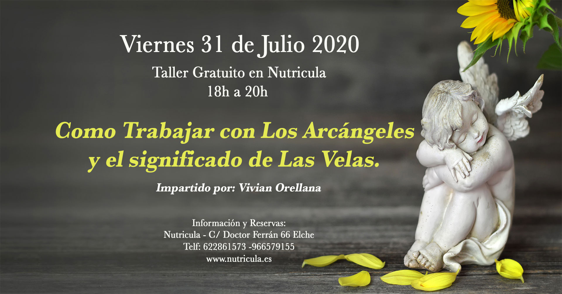 Taller gratuito, Cómo trabajar con los Arcángeles y el significado de las velas
