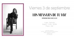 Taller Los Mensajes de Tú Voz  Viernes 3 de Septiembre