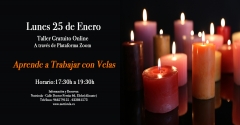 Taller online gratuito, Aprende a trabajar con velas