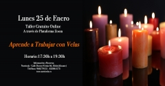 Taller online gratuito, Aprende a trabajar con velas