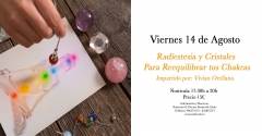Taller Radiestesia y cristales para reequilibrar tus chakras
