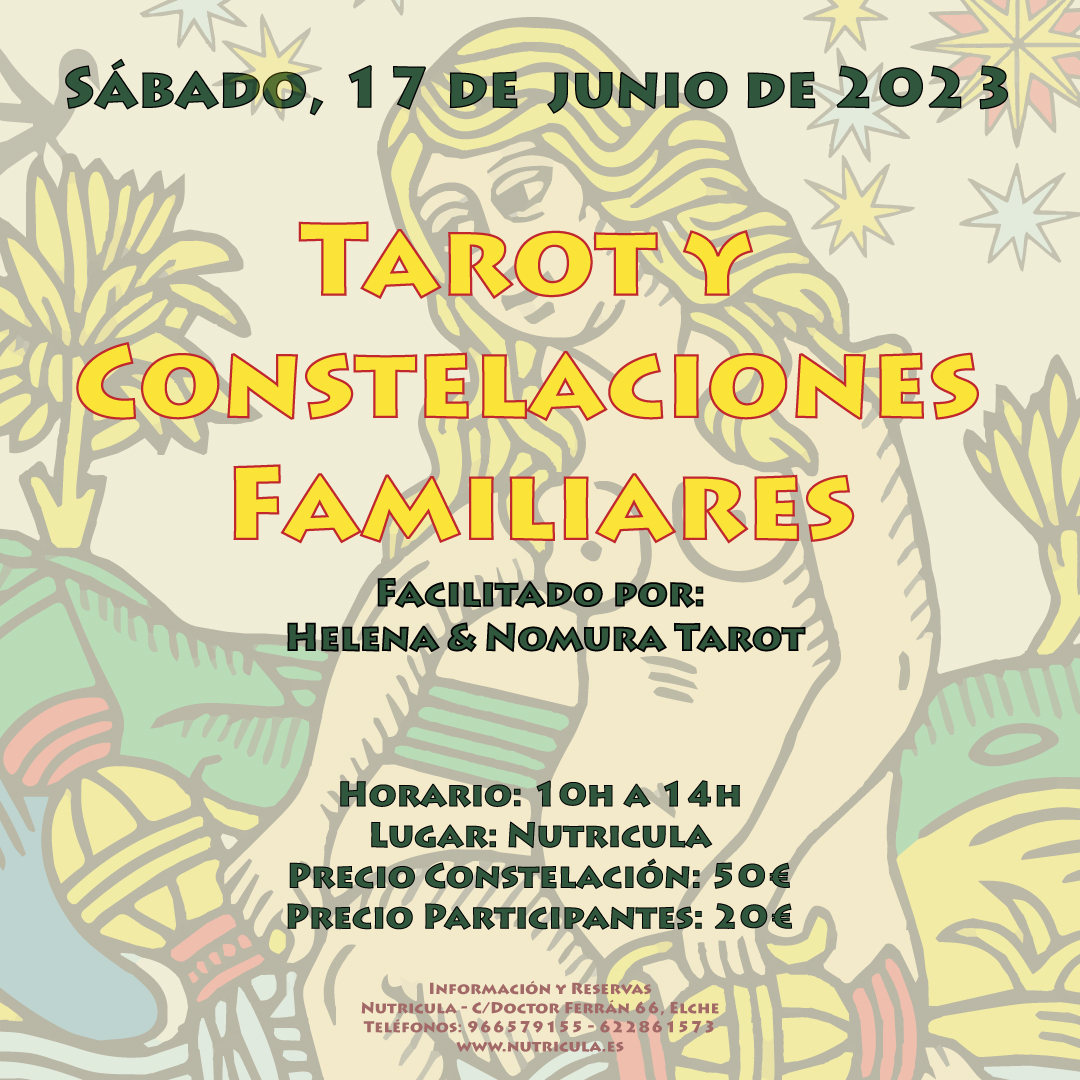 Taller tarot y constelaciones familiares 17 de Junio 2023 Público