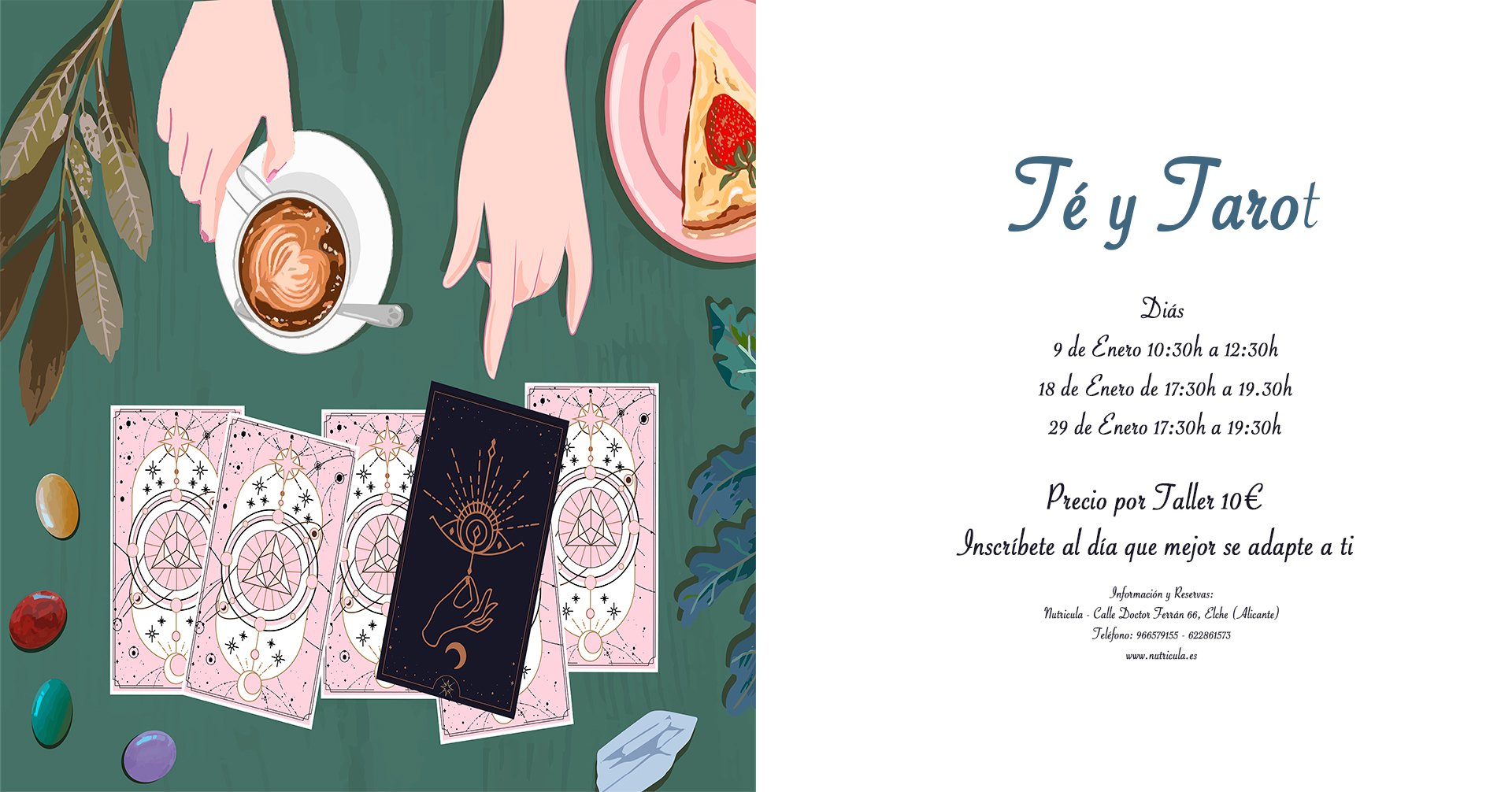 Taller Té y Tarot 9 de Enero