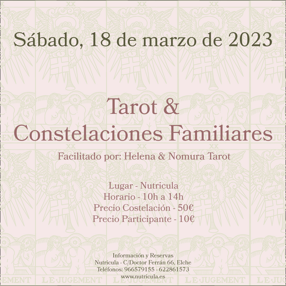 Tarot y Constelaciones Familiares 18 de Marzo de 2023 - Público