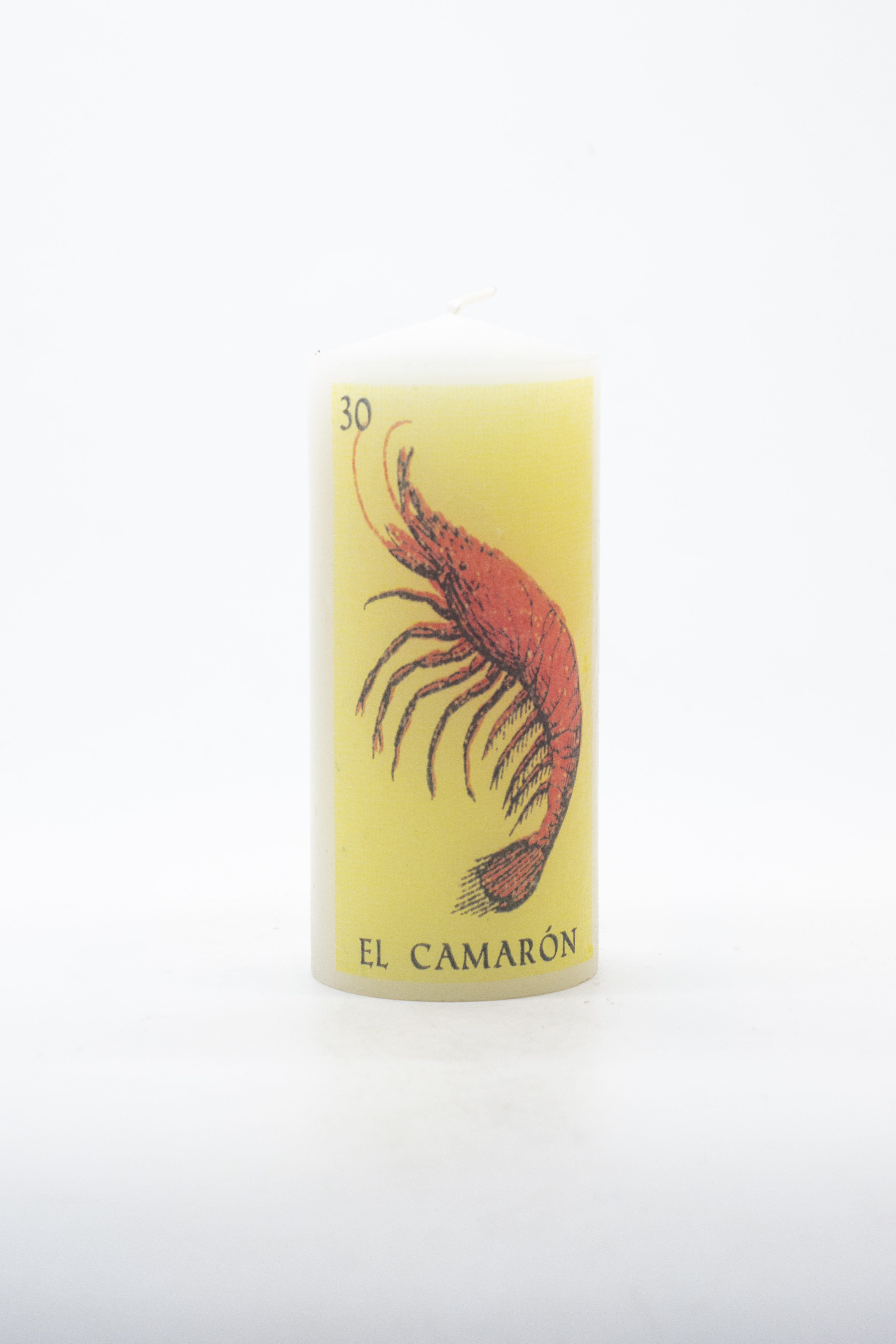 Velón loteria mexicana - 30 el camarón