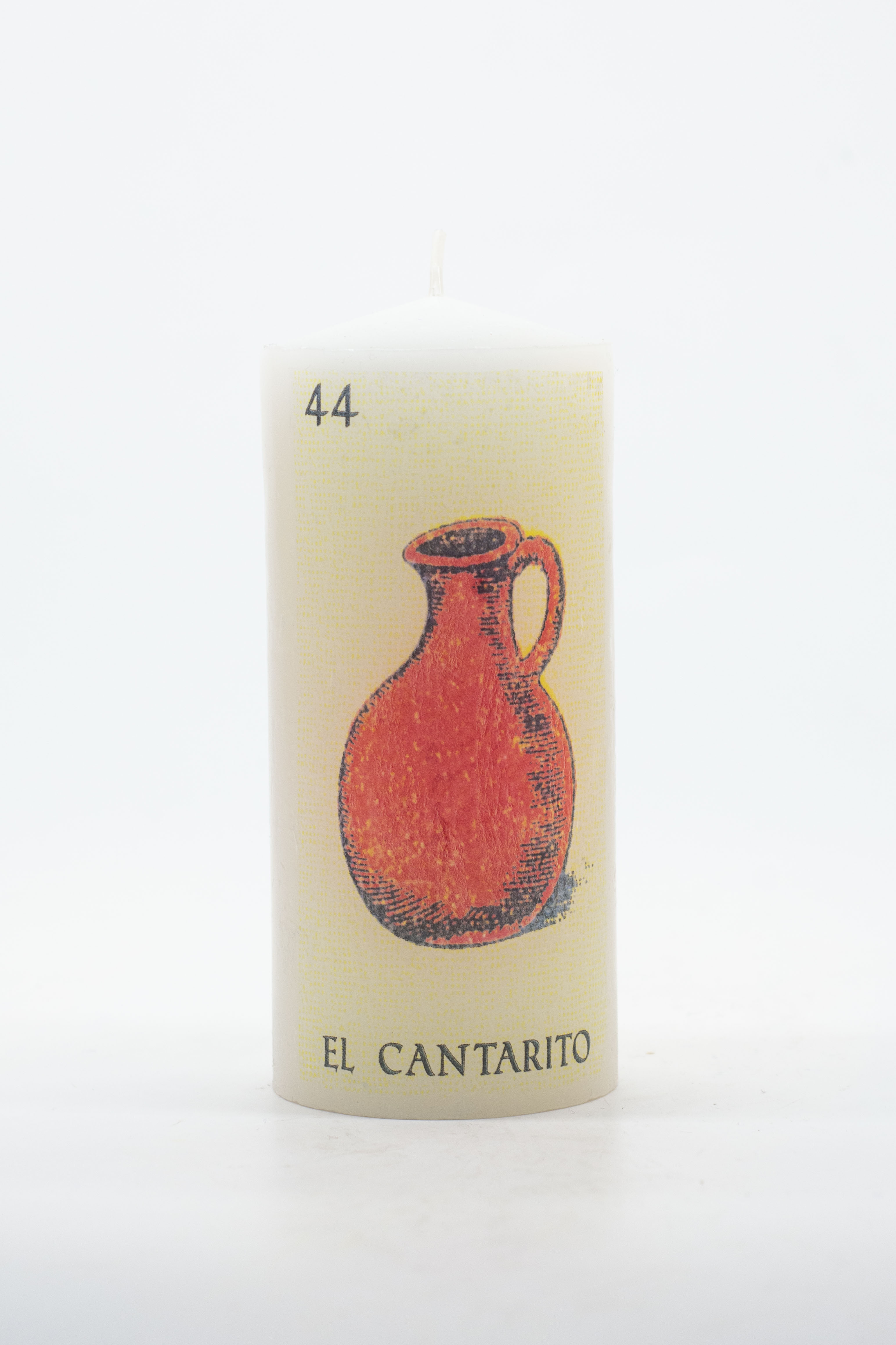 Velón Lotería Mexicana - 44 El Cantarito