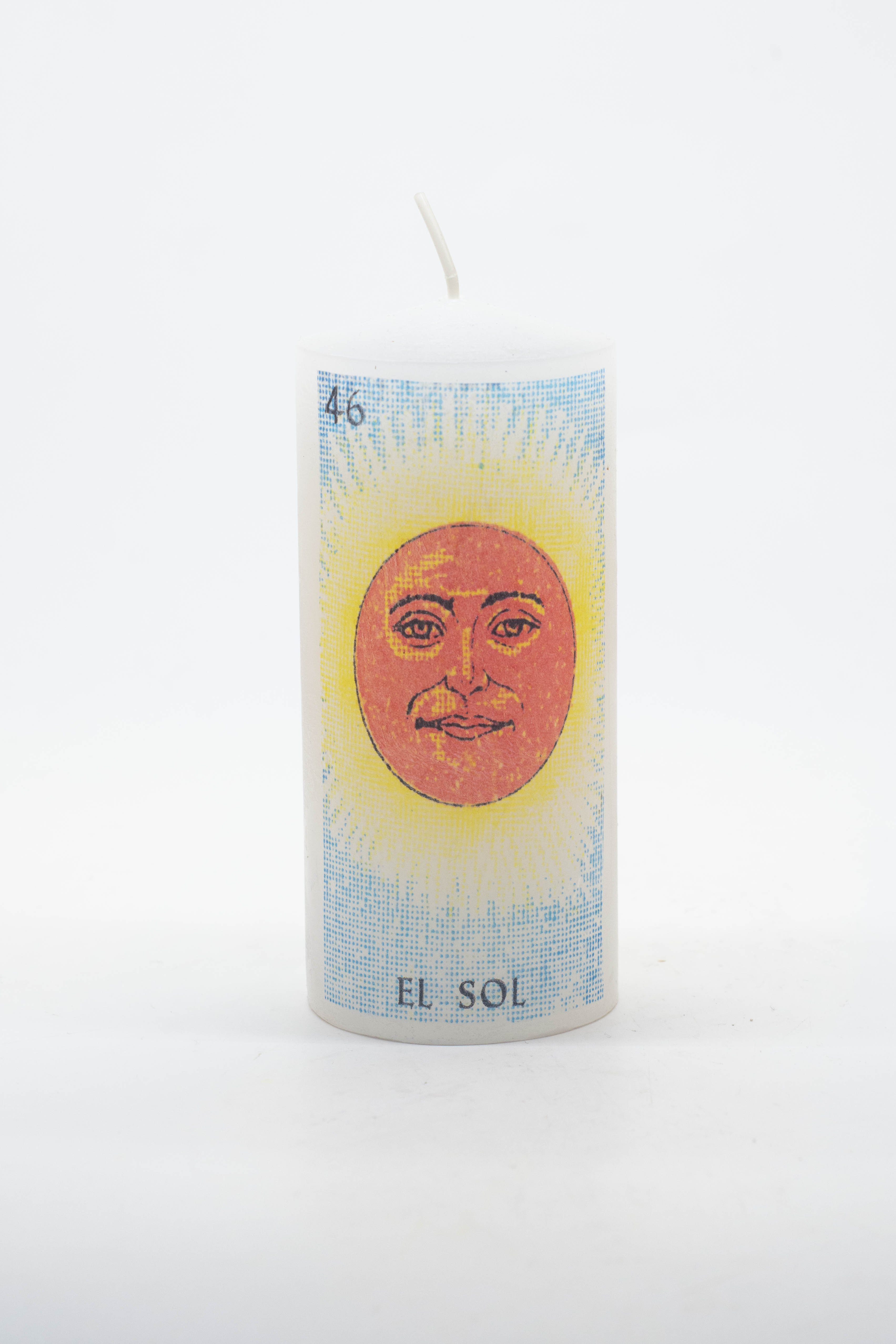 Velón Loteria Mexicana - 46 El Sol