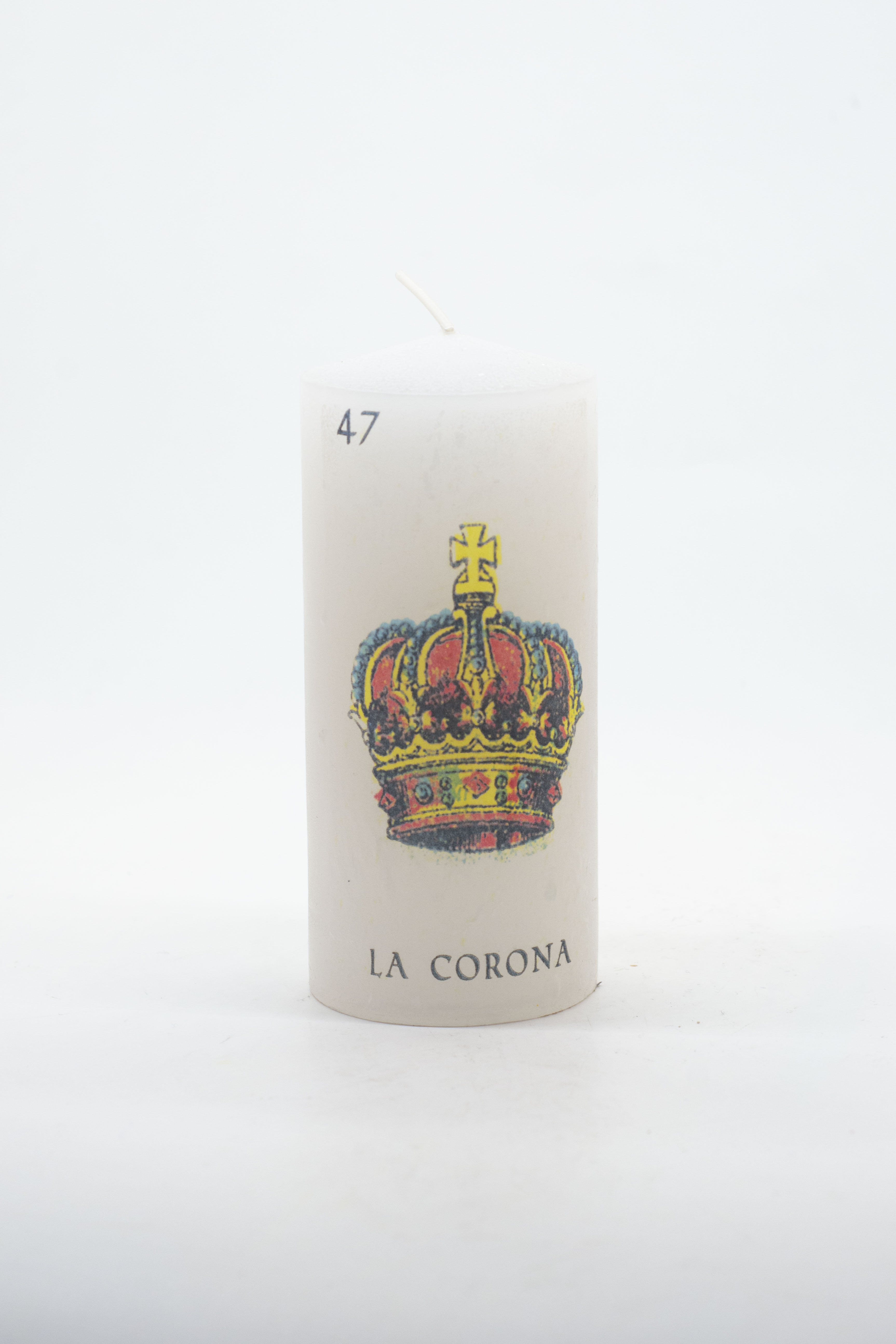 Velón Lotería Mexicana - 47 La Corona
