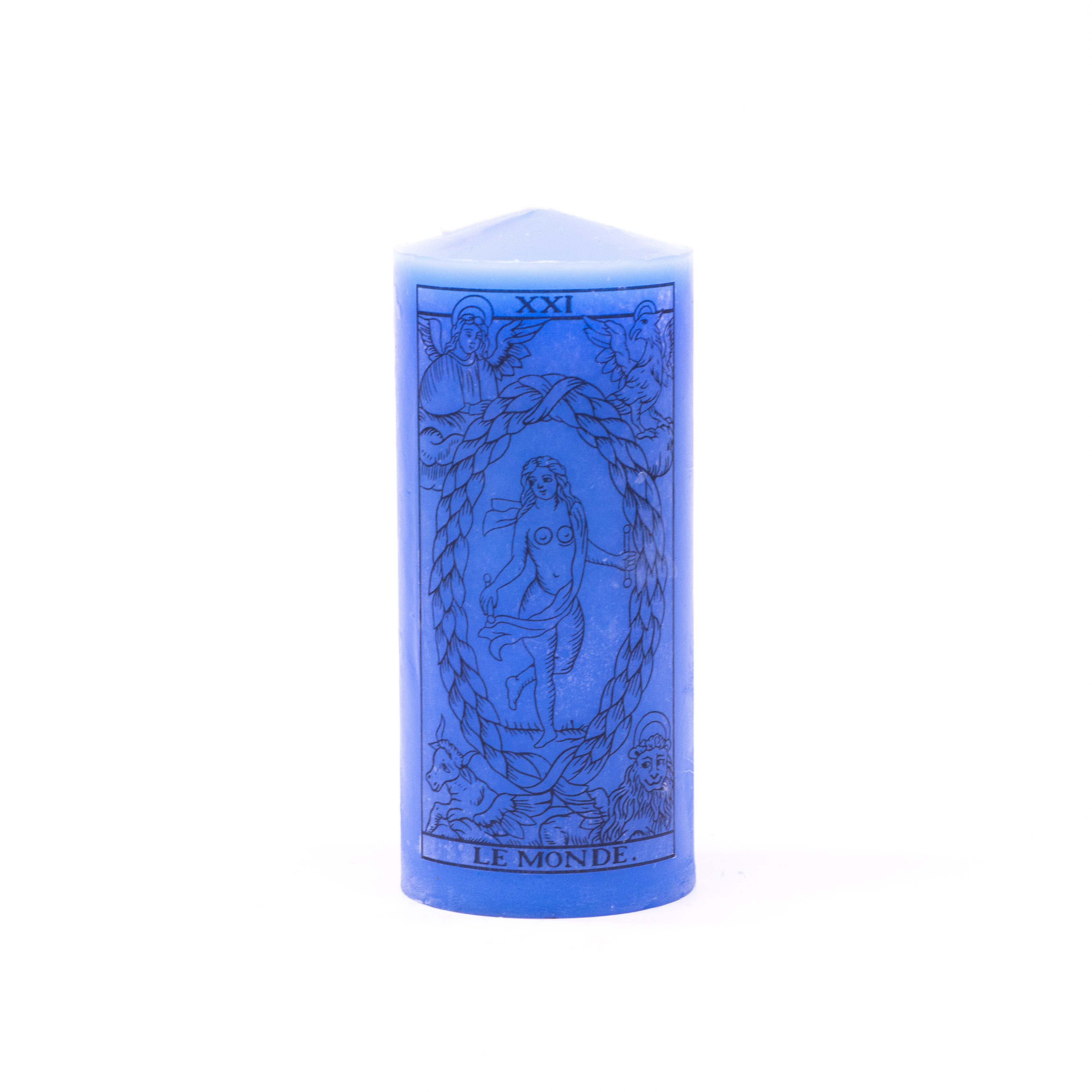 Velón Proyecto del Tarot Marianne Costa - El Mundo