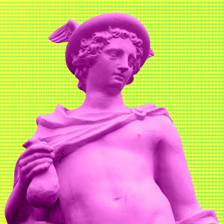 MERCURIO  PATRÓN DE LOS COMERCIANTES, LOS LADRONES Y LOS VIAJEROS.